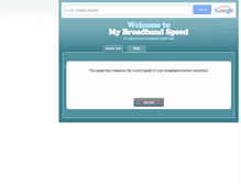 Tablet Screenshot of mybroadbandspeed.co.uk